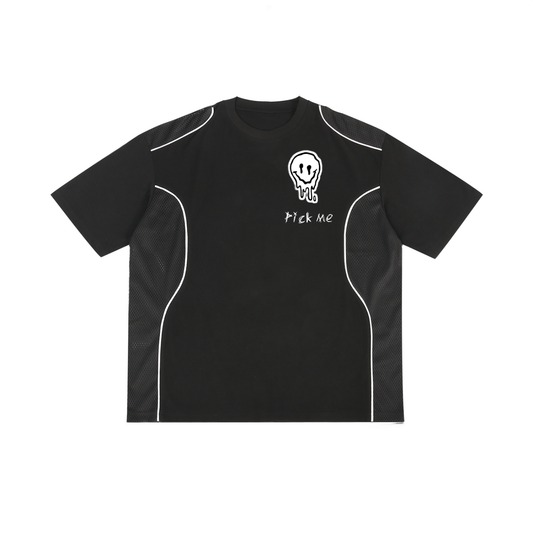 Contrast Piped Panel T-Shirt