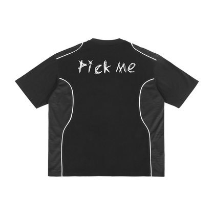 Contrast Piped Panel T-Shirt