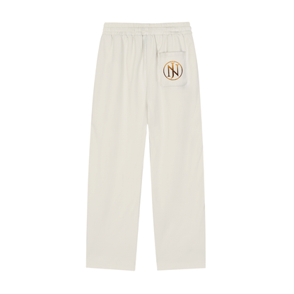 Reflection Striped Straight-Leg Sweatpants